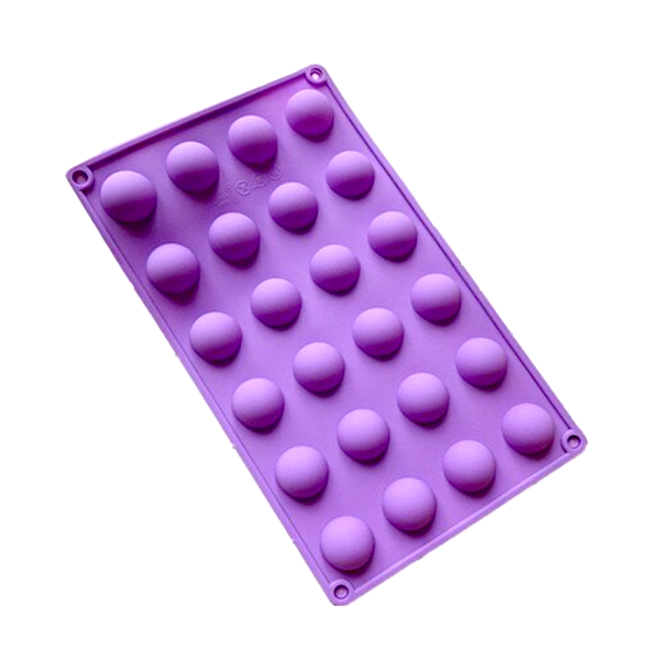 Форма силиконовая Полусфера мини 25*15 мм 24 фигуры Форма силиконовая Полусфера мини 25*15 мм 24 фигуры