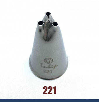 Кондитерская насадка 221 Tulip™ Травка (3 дырочки)