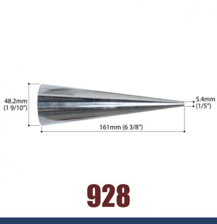 Конусы для выпечки Cannoli form (161•48 мм) 928 Tulip, Korea Конусы для выпечки Cannoli form (161•48 мм) 928 Tulip, Korea