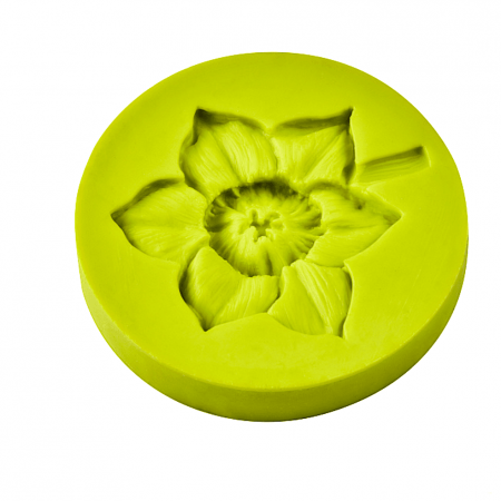 Молд силиконовый (вайнер) Бутон Нарцисса (диам.59 мм) Молд силиконовый (вайнер) Бутон Нарцисса (диам.59 мм)