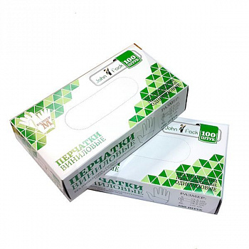 Перчатки виниловые одноразовые размеры S, M, L, XL | 100 шт Перчатки виниловые одноразовые размеры S, M, L, XL | 100 шт