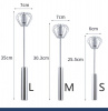 Венчик вращающийся для взбивания размер 25, 30, 35 см