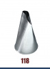 Кондитерская насадка 118 Tulip, Корея, прорезь 17 мм лепесток 2-й изогнутый