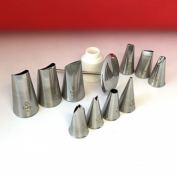 Набор кондитерских насадок 12 шт Надежды Зубовой Набор кондитерских насадок 12 шт Надежды Зубовой