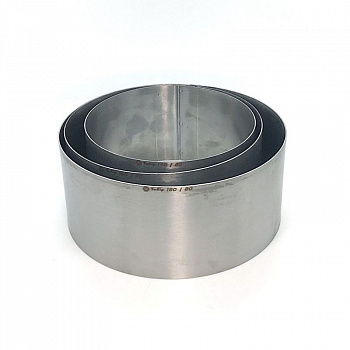 Формы для выпечки нерж.сталь Набор 3 шт | Кольца (высота 8 см, Ø 14, 16, 18 см) Формы для выпечки нерж.сталь Набор 3 шт | Кольца (высота 8 см, Ø 14, 16, 18 см)