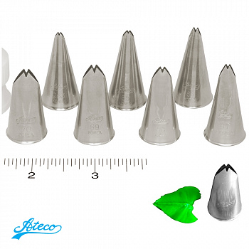 Кондитерская насадка листик №65-70, 263 Ateco | Малый размер