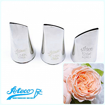 Кондитерская насадка ультратонкий лепесток №124К, 125К, 126К от Ateco