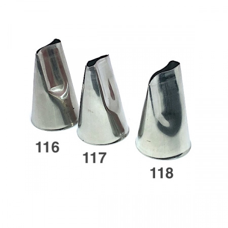 Кондитерская насадка 116 Tulip, Корея, прорезь 14 мм лепесток 2-й изогнутый