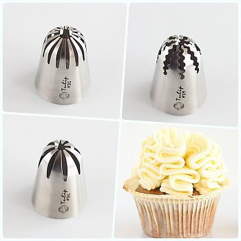 Набор 3 насадки большие закрытые розы (восточные) - Сфера не нужна!