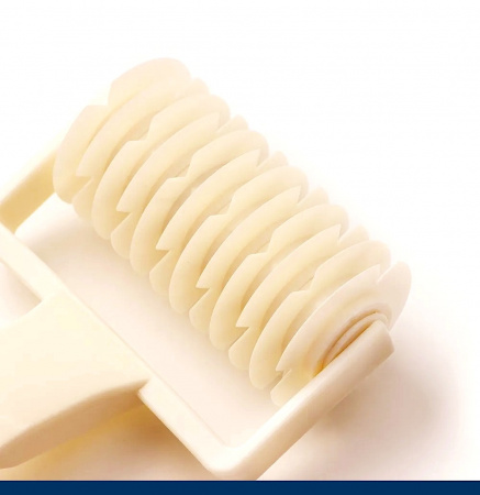 Кондитерский ролик для теста и сеточки для пирогов 10 см