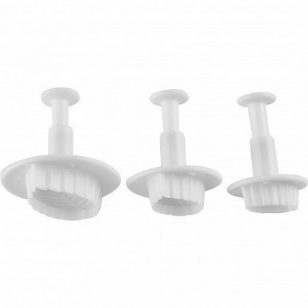 Вырубка-плунжер Лист Розы набор 3 шт Вырубка-плунжер Лист Розы набор 3 шт